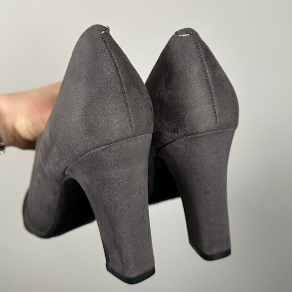 Aerosoles Heelrest Gray Nametag Ankle Heeled Bootie Women's 11 - Picture 8 of 9